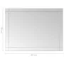 Espejo de pared vidrio 60x50 cm de vidaXL, Espejos - Ref: Foro24-249532, Precio: 43,78 €, Descuento: %