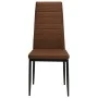 Sillas de comedor 6 unidades tela marrón de vidaXL, Sillas de comedor - Ref: Foro24-275334, Precio: 239,76 €, Descuento: %