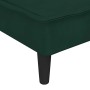 Sofá cama en forma de L terciopelo verde oscuro 255x140x70 cm en Sofás | Comprar online en Foru.es