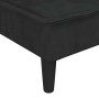 Sofá cama en forma de L terciopelo negro 255x140x70 cm en Sofás | Comprar online en Foru.es