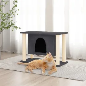 Cat scratcher with dark gray sisal posts 50 cm by vidaXL, Cat furniture - Ref: Foro24-171659, Price: 61,15 €, Discount: %