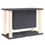 Rascador para gatos con postes de sisal gris oscuro 50 cm de vidaXL, Mobiliario para gatos - Ref: Foro24-171659, Precio: 62,4...