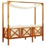 Gartenbank mit Markise aus massivem Akazienholz von vidaXL, Gartenbänke - Ref: Foro24-310320, Preis: 260,34 €, Rabatt: %