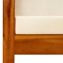 Banco de jardín con toldo madera maciza de acacia de vidaXL, Bancos de jardín - Ref: Foro24-310320, Precio: 263,15 €, Descuen...