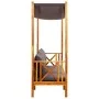 Banco de jardín con toldo madera maciza de acacia de vidaXL, Bancos de jardín - Ref: Foro24-310321, Precio: 201,54 €, Descuen...