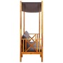 Banco de jardín con toldo madera maciza de acacia de vidaXL, Bancos de jardín - Ref: Foro24-310321, Precio: 204,04 €, Descuen...