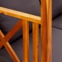 Banco de jardín con toldo madera maciza de acacia de vidaXL, Bancos de jardín - Ref: Foro24-310321, Precio: 204,04 €, Descuen...