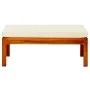 Reposapiés de jardín 2 unidades madera maciza de acacia de vidaXL, Otomanas de exterior - Ref: Foro24-310323, Precio: 84,92 €...