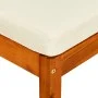 Reposapiés de jardín 2 unidades madera maciza de acacia de vidaXL, Otomanas de exterior - Ref: Foro24-310323, Precio: 84,92 €...