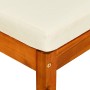 Reposapiés de jardín 2 unidades madera maciza de acacia de vidaXL, Otomanas de exterior - Ref: Foro24-310323, Precio: 92,36 €...
