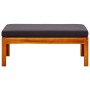 Reposapiés de jardín 2 unidades madera maciza de acacia de vidaXL, Otomanas de exterior - Ref: Foro24-310324, Precio: 83,16 €...