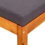 Reposapiés de jardín 2 unidades madera maciza de acacia de vidaXL, Otomanas de exterior - Ref: Foro24-310324, Precio: 83,16 €...