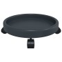 Soporte para plantas con ruedas 2 uds gris diámetro 34 cm 35 kg en Soportes para macetas | Comprar online en Foru.es