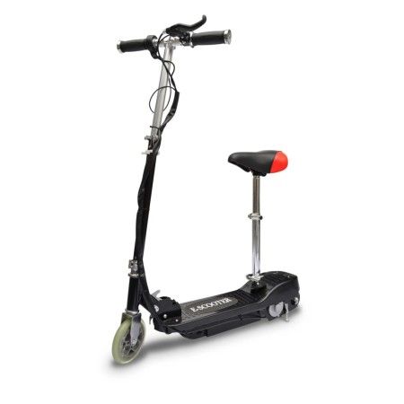 Patinete eléctrico con asiento negro 120 W de vidaXL, Patinetes - Ref: Foro24-90311, Precio: 116,50 €, Descuento: %
