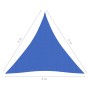 Toldo de vela HDPE azul 160 g/m² 4x4x4 m de vidaXL, Sombrillas - Ref: Foro24-311533, Precio: 26,47 €, Descuento: %