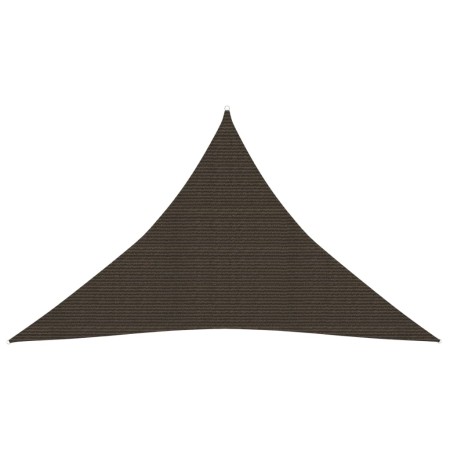 Toldo de vela marrón HDPE 160 g/m² 4x4x5,8 m de vidaXL, Sombrillas - Ref: Foro24-311809, Precio: 22,45 €, Descuento: %