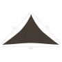Toldo de vela marrón HDPE 160 g/m² 4x4x5,8 m de vidaXL, Sombrillas - Ref: Foro24-311809, Precio: 22,45 €, Descuento: %