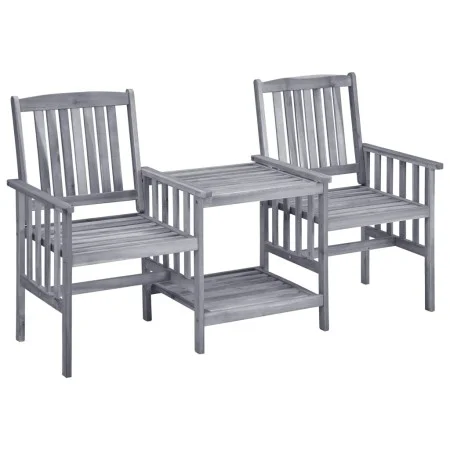 Garden chairs with solid acacia wood table 159x61x92 cm by vidaXL, Garden sets - Ref: Foro24-311884, Price: 135,96 €, Discoun...