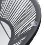 Mesa de comedor de jardín acero y vidrio negra Ø70x74 cm de vidaXL, Mesas de jardín - Ref: Foro24-312165, Precio: 102,56 €, D...