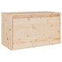 Armario de pared de madera maciza de pino 60x30x35 cm de vidaXL, Estantes y estanterías - Ref: Foro24-813445, Precio: 54,15 €...