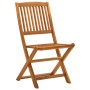 Sillas de jardín plegables 4 pzas madera maciza de eucalipto de vidaXL, Sillas de jardín - Ref: Foro24-312452, Precio: 164,15...