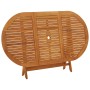 Mesa jardín plegable 160x85x75 cm madera maciza de eucalipto de vidaXL, Mesas de jardín - Ref: Foro24-312454, Precio: 144,74 ...