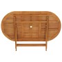 Mesa jardín plegable 160x85x75 cm madera maciza de eucalipto de vidaXL, Mesas de jardín - Ref: Foro24-312454, Precio: 144,74 ...