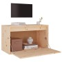 Armario de pared de madera maciza de pino 60x30x35 cm de vidaXL, Estantes y estanterías - Ref: Foro24-813445, Precio: 54,15 €...