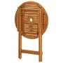 Mesa jardín plegable madera maciza de eucalipto Ø60x75 cm de vidaXL, Mesas de jardín - Ref: Foro24-312455, Precio: 59,73 €, D...