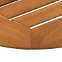 Mesa jardín plegable madera maciza de eucalipto Ø60x75 cm de vidaXL, Mesas de jardín - Ref: Foro24-312455, Precio: 59,74 €, D...