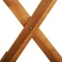 Mesa jardín plegable madera maciza de eucalipto Ø60x75 cm de vidaXL, Mesas de jardín - Ref: Foro24-312455, Precio: 59,73 €, D...