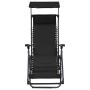 Sillas plegables 2 unidades textilene negro de vidaXL, Tumbonas - Ref: Foro24-312471, Precio: 223,12 €, Descuento: %