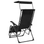 Sillas plegables 2 unidades textilene negro de vidaXL, Tumbonas - Ref: Foro24-312471, Precio: 188,91 €, Descuento: %