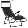 Sillas plegables 2 unidades textilene negro de vidaXL, Tumbonas - Ref: Foro24-312471, Precio: 223,12 €, Descuento: %