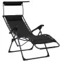 Sillas plegables 2 unidades textilene negro de vidaXL, Tumbonas - Ref: Foro24-312471, Precio: 188,91 €, Descuento: %