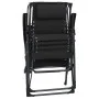 Sillas plegables 2 unidades textilene negro de vidaXL, Tumbonas - Ref: Foro24-312471, Precio: 188,91 €, Descuento: %