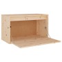 Armario de pared de madera maciza de pino 60x30x35 cm de vidaXL, Estantes y estanterías - Ref: Foro24-813445, Precio: 54,15 €...