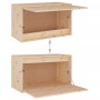 Armario de pared de madera maciza de pino 60x30x35 cm de vidaXL, Estantes y estanterías - Ref: Foro24-813445, Precio: 54,15 €...
