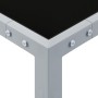 Mesa de jardín de acero y vidrio gris 130x130x72 cm de vidaXL, Mesas de jardín - Ref: Foro24-313086, Precio: 174,91 €, Descue...