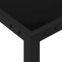 Mesa de jardín de acero y vidrio negra 130x130x72 cm de vidaXL, Mesas de jardín - Ref: Foro24-313099, Precio: 192,11 €, Descu...