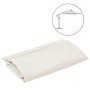 Tela de repuesto para sombrilla voladiza blanca 300 cm de vidaXL, Telas para sombrillas y toldos - Ref: Foro24-313804, Precio...