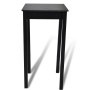Mesa alta de bar MDF negra 55x55x107 cm de vidaXL, Mesas de cocina y de comedor - Ref: Foro24-240379, Precio: 87,05 €, Descue...