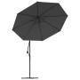Tela de repuesto para sombrilla voladiza gris antracita 350 cm de vidaXL, Telas para sombrillas y toldos - Ref: Foro24-313814...