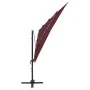Sombrilla de 4 niveles con poste de aluminio burdeos 250x250 cm de vidaXL, Sombrillas - Ref: Foro24-313824, Precio: 193,08 €,...