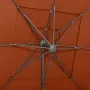Sombrilla de 4 niveles con poste aluminio terracota 250x250 cm de vidaXL, Sombrillas - Ref: Foro24-313825, Precio: 142,96 €, ...