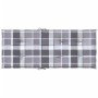 Cojín silla jardín respaldo alto 6 uds cuadros gris 120x50x3 cm de vidaXL, Cojines para sillas y sofás - Ref: Foro24-314130, ...