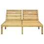 Green impregnated pine wood double lounger by vidaXL, Loungers - Ref: Foro24-315398, Price: 142,51 €, Discount: %