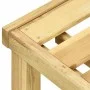 Green impregnated pine wood double lounger by vidaXL, Loungers - Ref: Foro24-315398, Price: 142,51 €, Discount: %