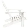 Silla Adirondack de jardín 2 plazas madera de abeto blanco de vidaXL, Sillas de jardín - Ref: Foro24-315899, Precio: 115,52 €...