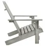 Silla Adirondack de jardín 2 plazas madera maciza abeto gris de vidaXL, Sillas de jardín - Ref: Foro24-315900, Precio: 115,13...